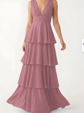 Pink Layered Dress